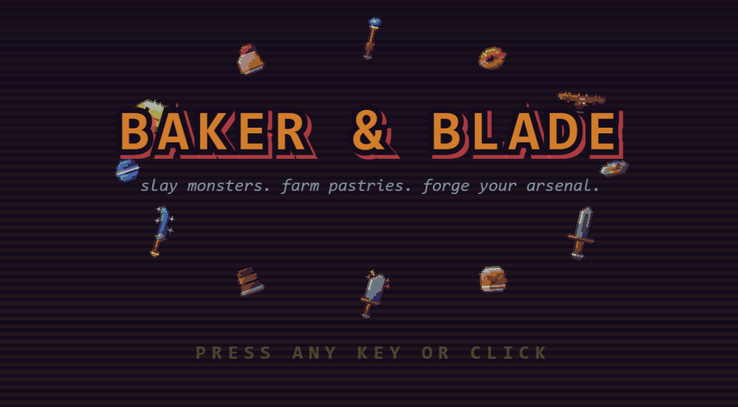 Baker & Blade Title Screen