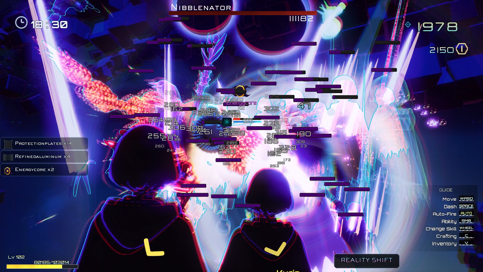 Bullet-hell density