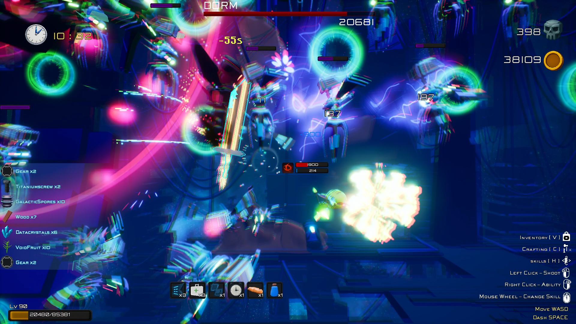 Intense wave combat